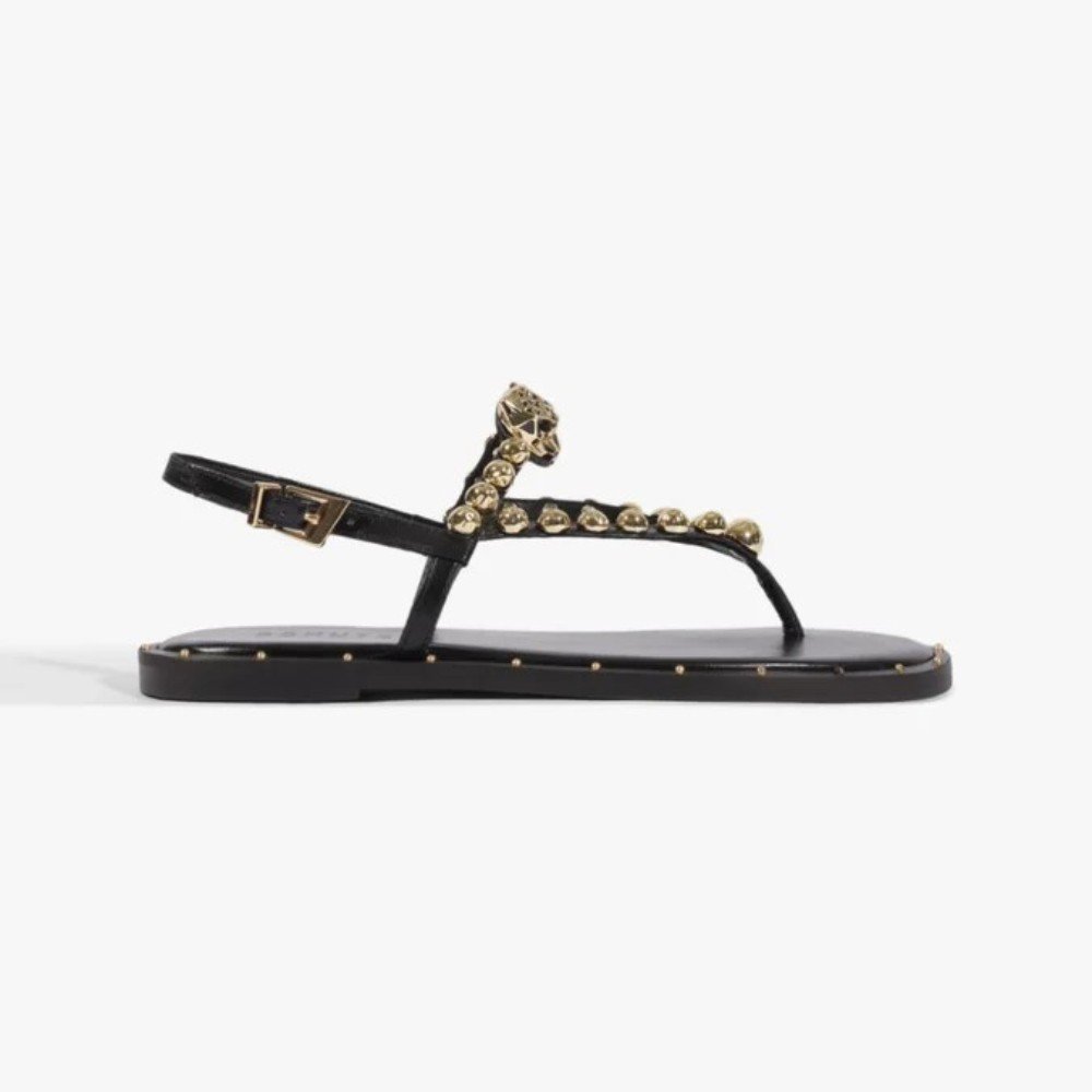Sandália Flat Schutz Leoness Couro