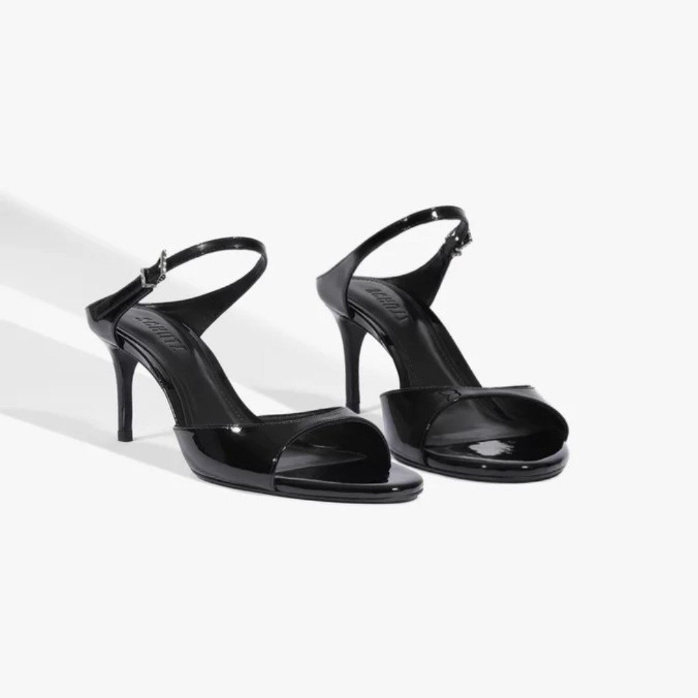 Sandália Feminina Schutz Lyra Couro Preto 2
