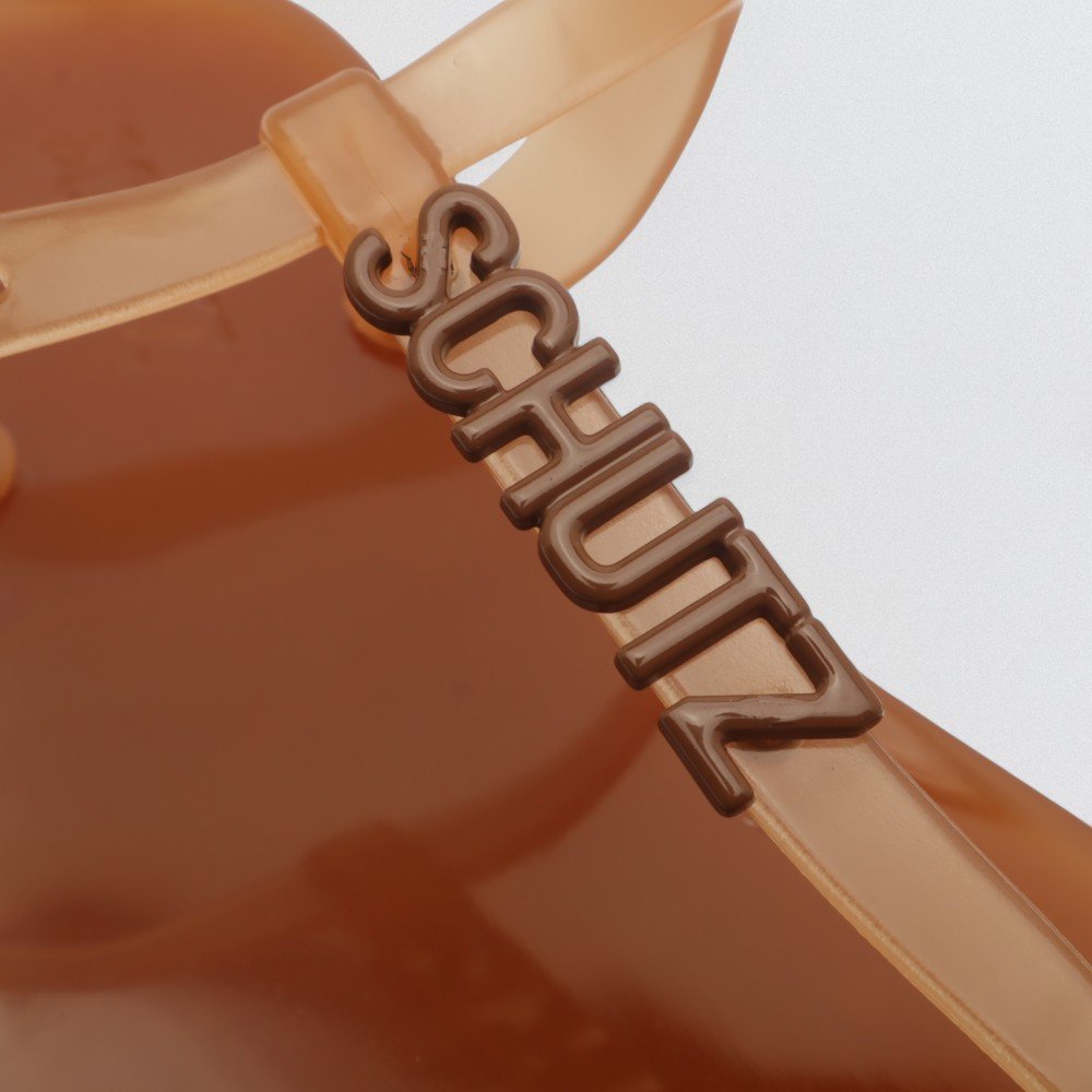 Chinelo Feminino Schutz Flat Dedo Marrom 6