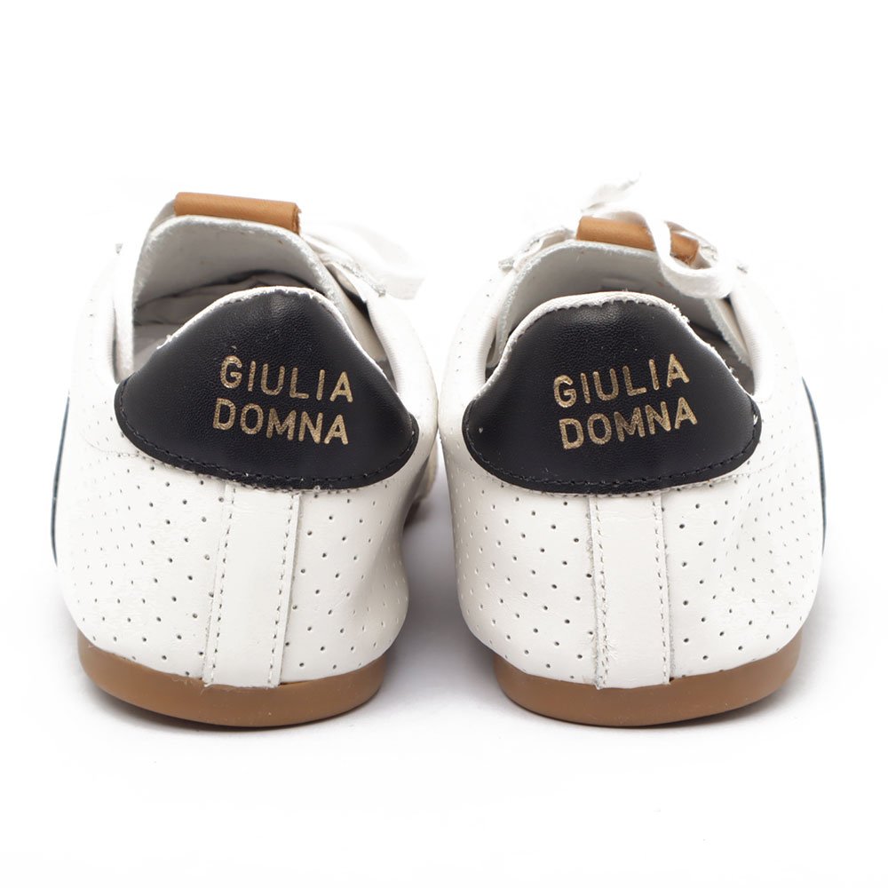 Tênis Feminino Giulia Domna Flat Couro Branco 9