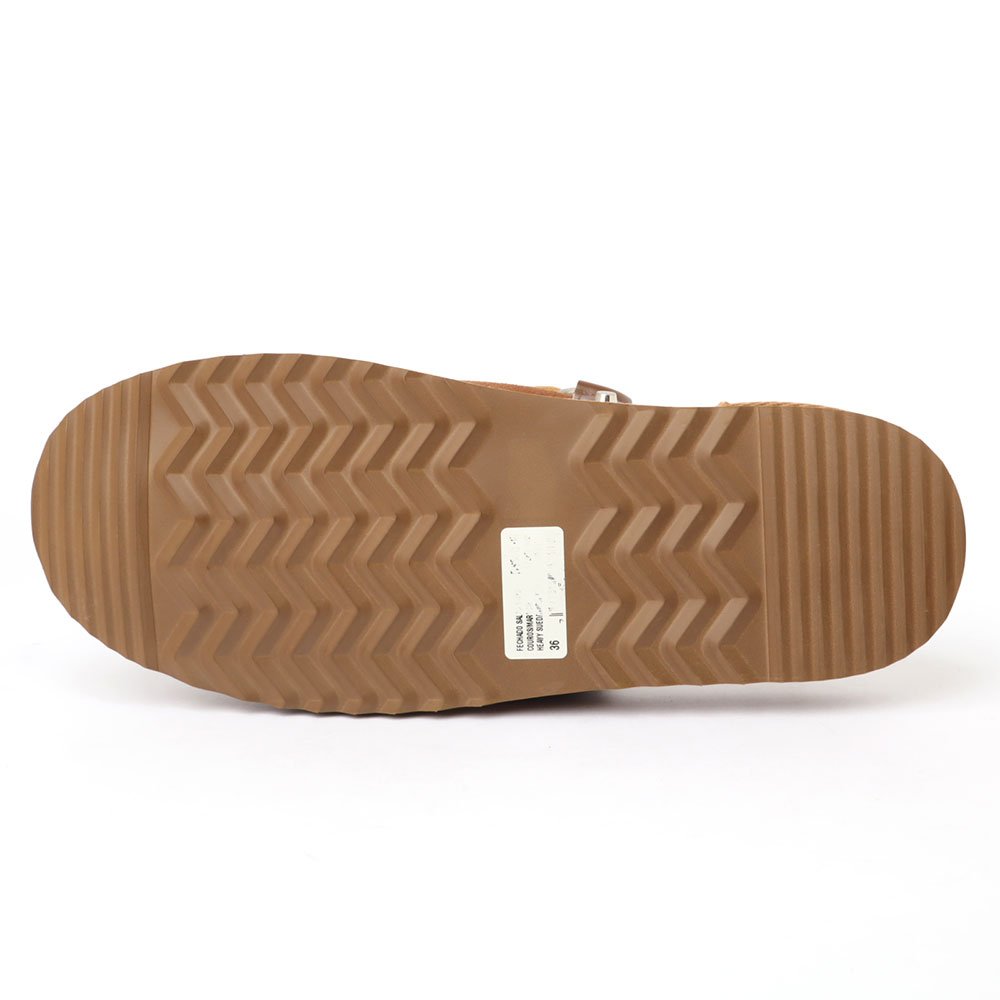 Mule Maple Schutz Couro Pelúcia Marrom 10