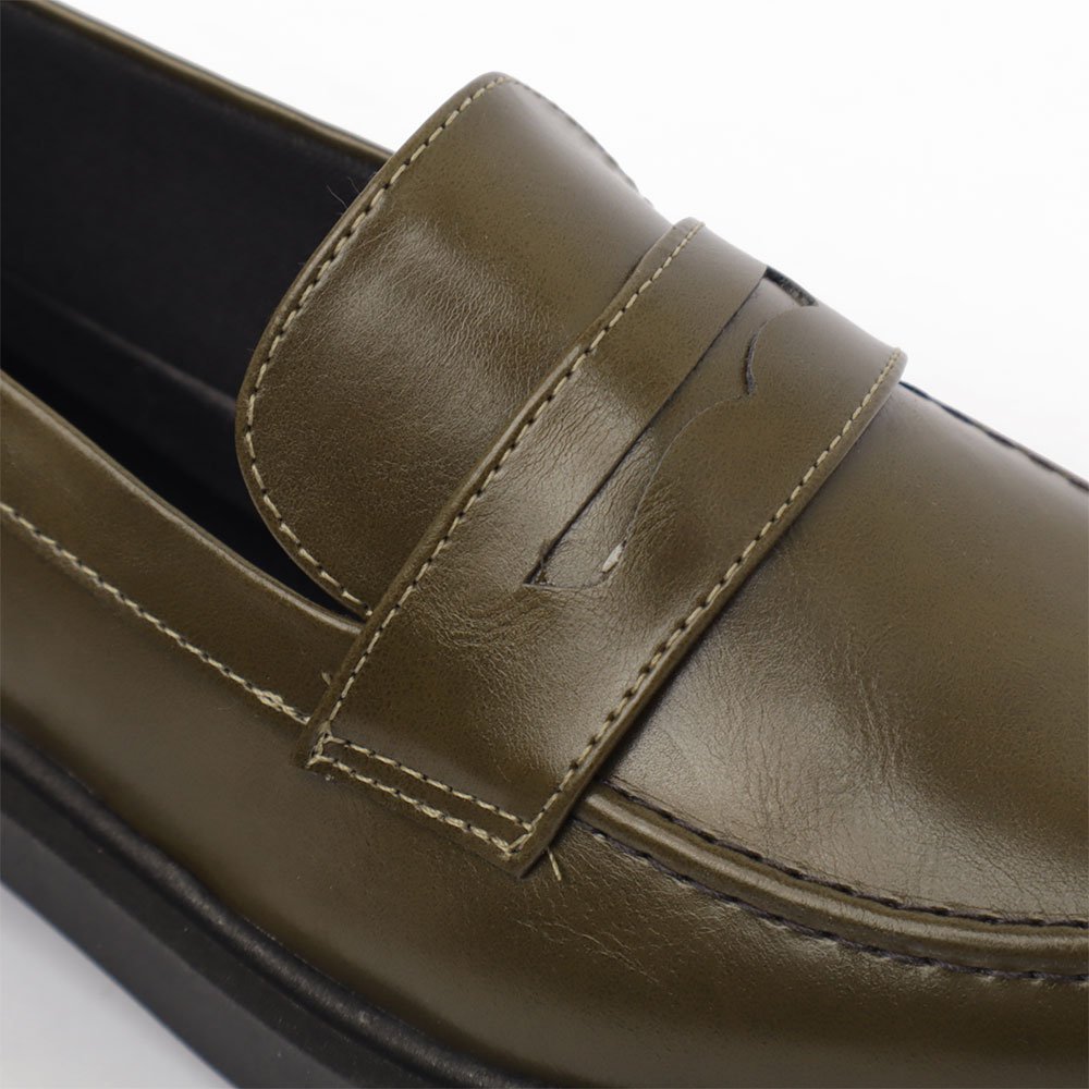Mocassim Feminino Belluno Sola Alta Vira Olho De Gato Verde 9
