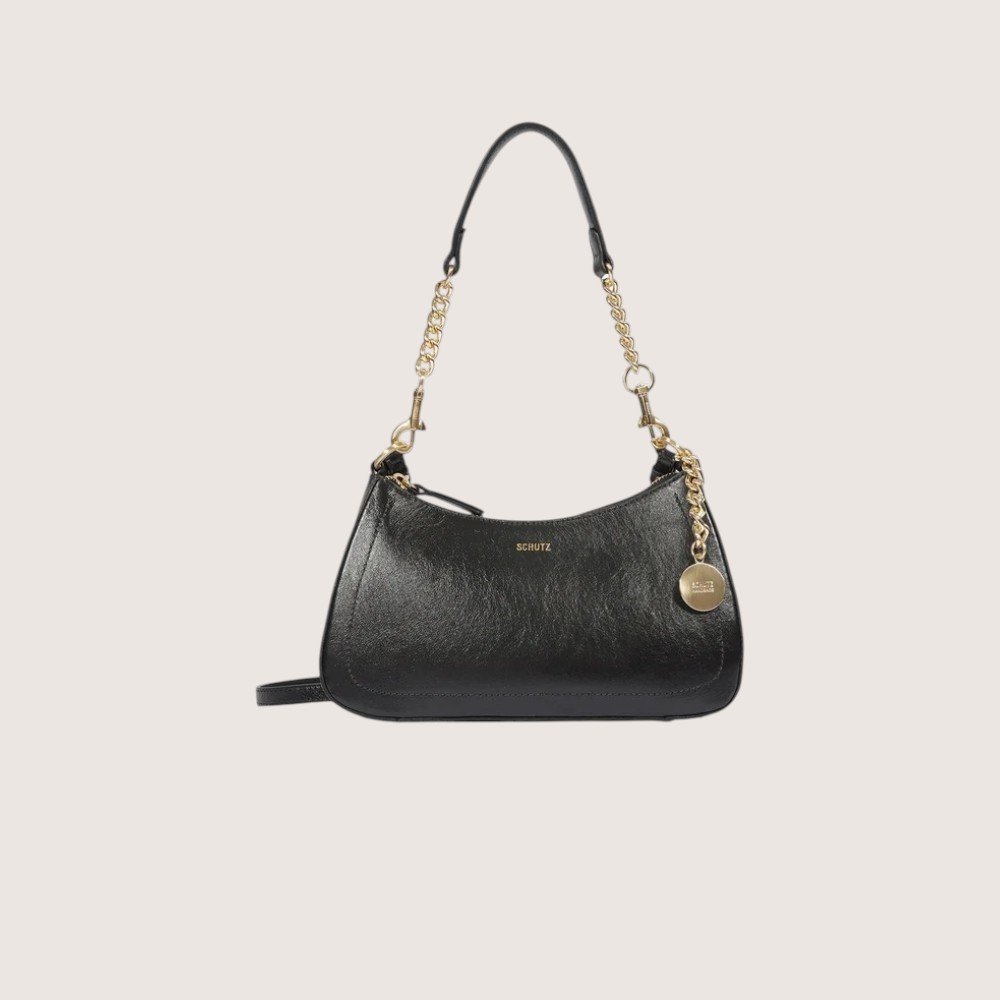 Bolsa Tiracolo Schutz Shoulder Elowen Média Couro