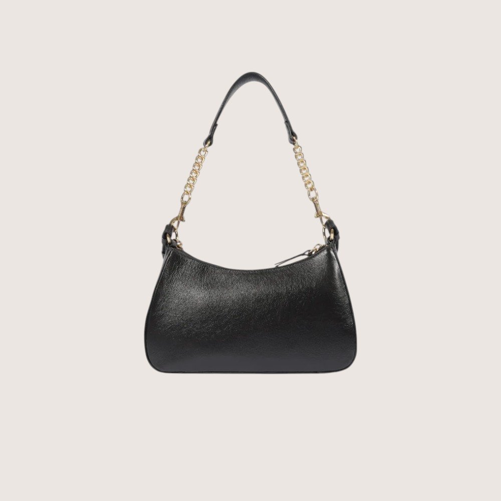 Bolsa Tiracolo Schutz Shoulder Elowen Média Couro Preto 5