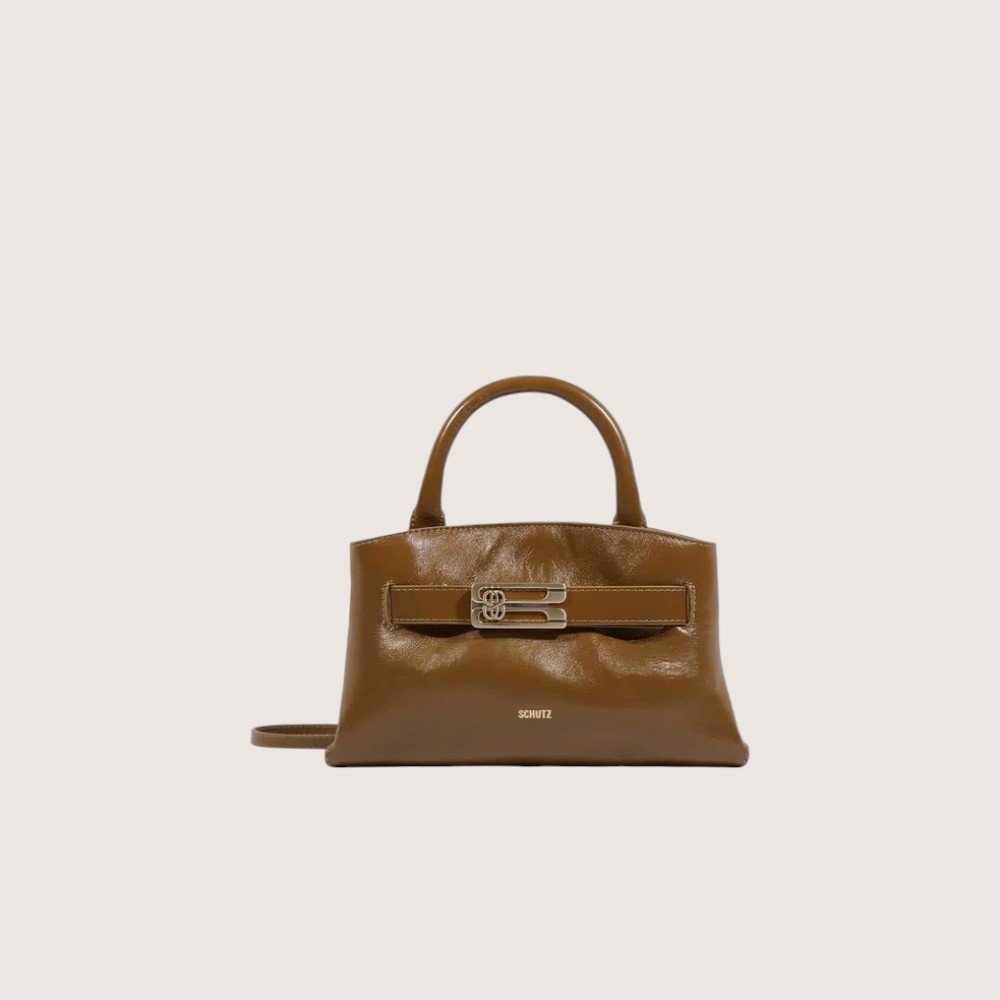 Bolsa Hobo Schutz Média Heather Couro