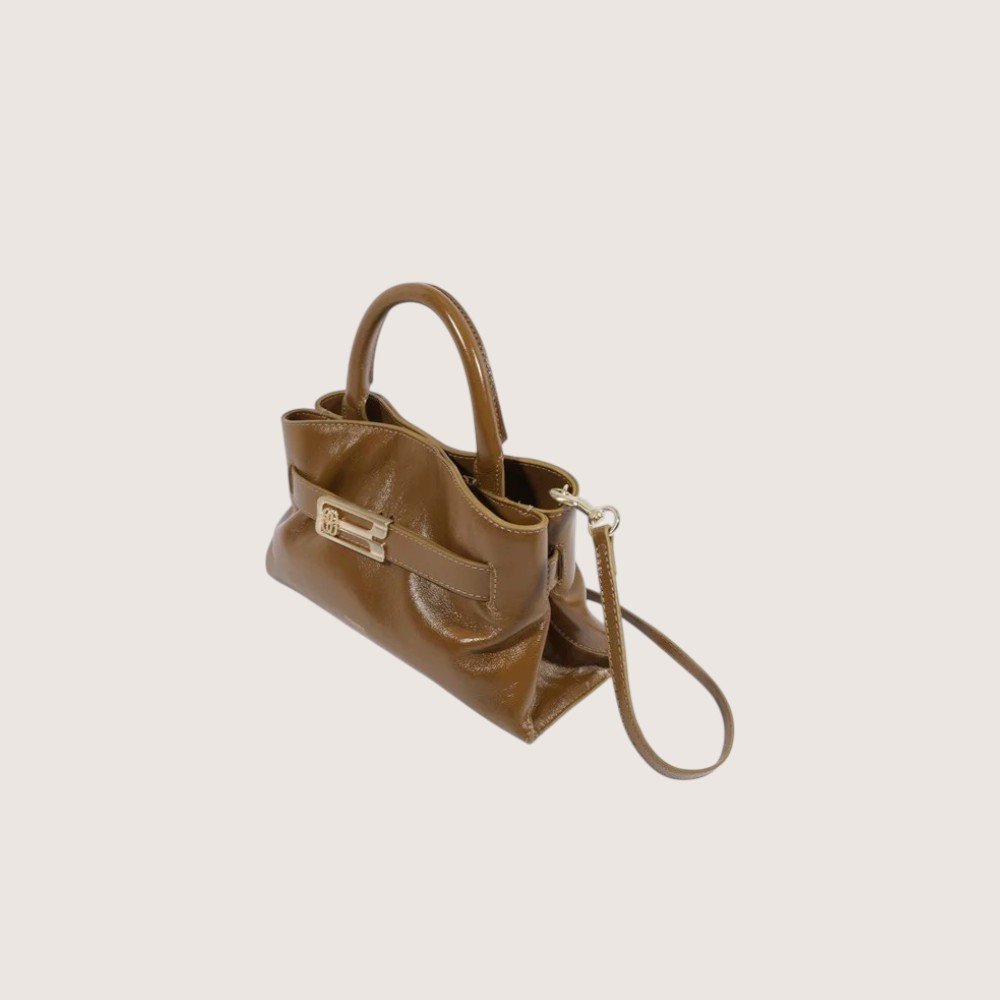 Bolsa Hobo Schutz Média Heather Couro Marrom 2