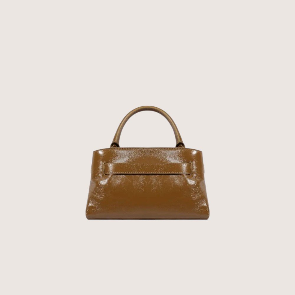 Bolsa Hobo Schutz Média Heather Couro Marrom 4