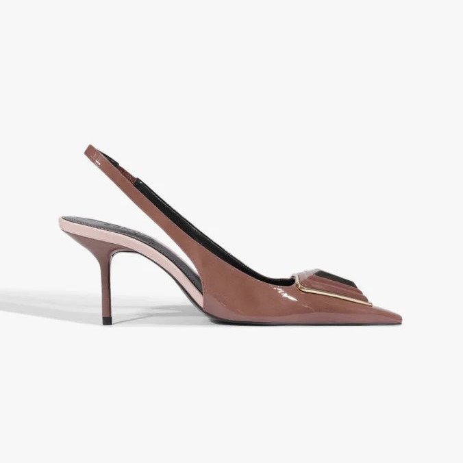 Slingback Bellora Schutz Couro