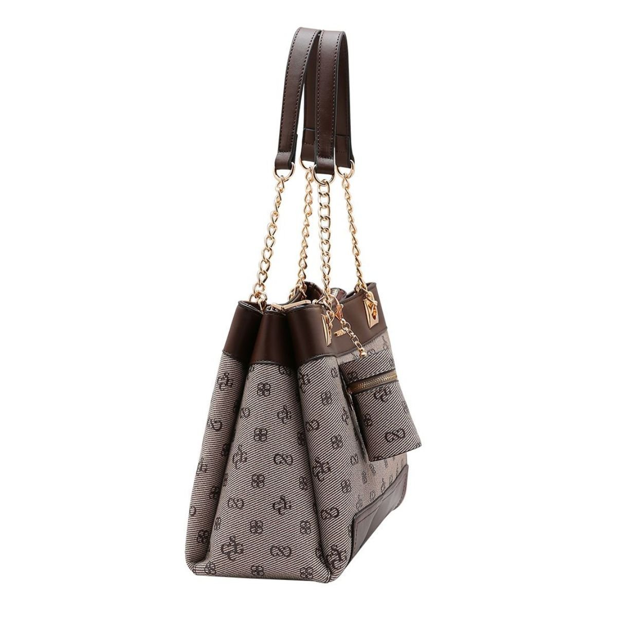 Bolsa Feminina Chenson Monograma Atemporal 3485412 Café Marrom 2