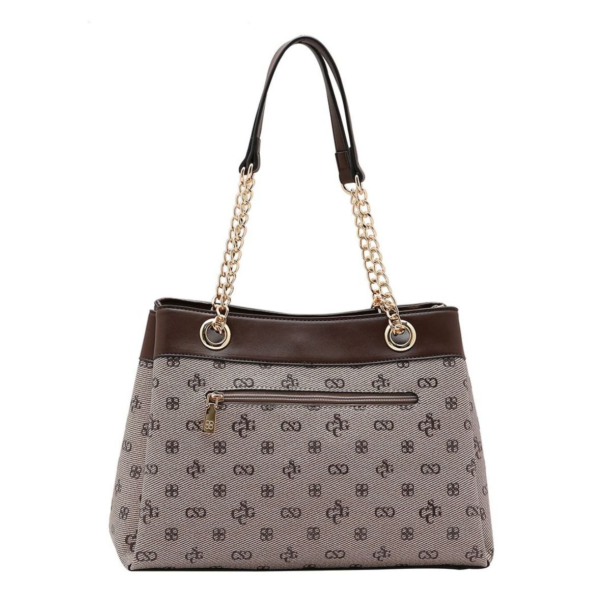 Bolsa Feminina Chenson Monograma Atemporal 3485412 Café Marrom 3