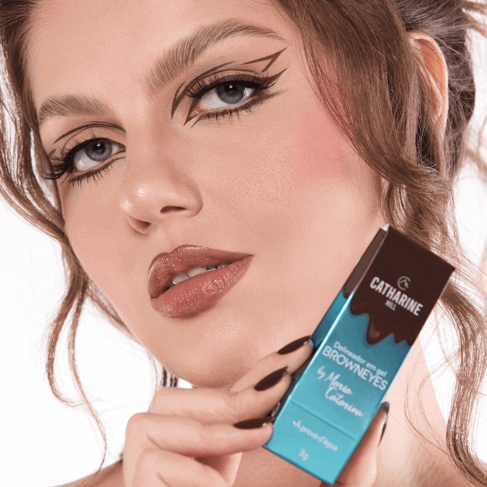 Delineador em Gel Marrom BROWNEYES by Maria Catarina - Catharine Hill Marrom 5