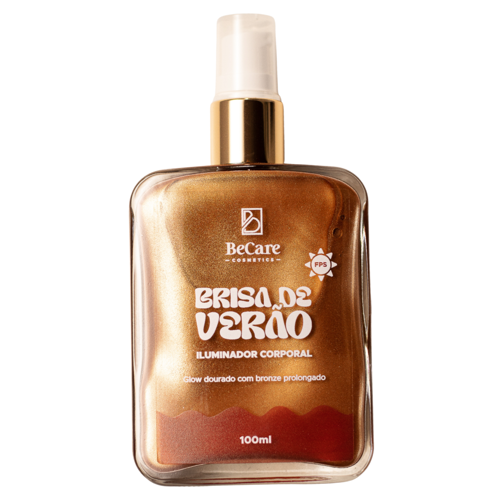 Iluminador Corporal Glow Brisa de Verao de Be Care Cosmetics