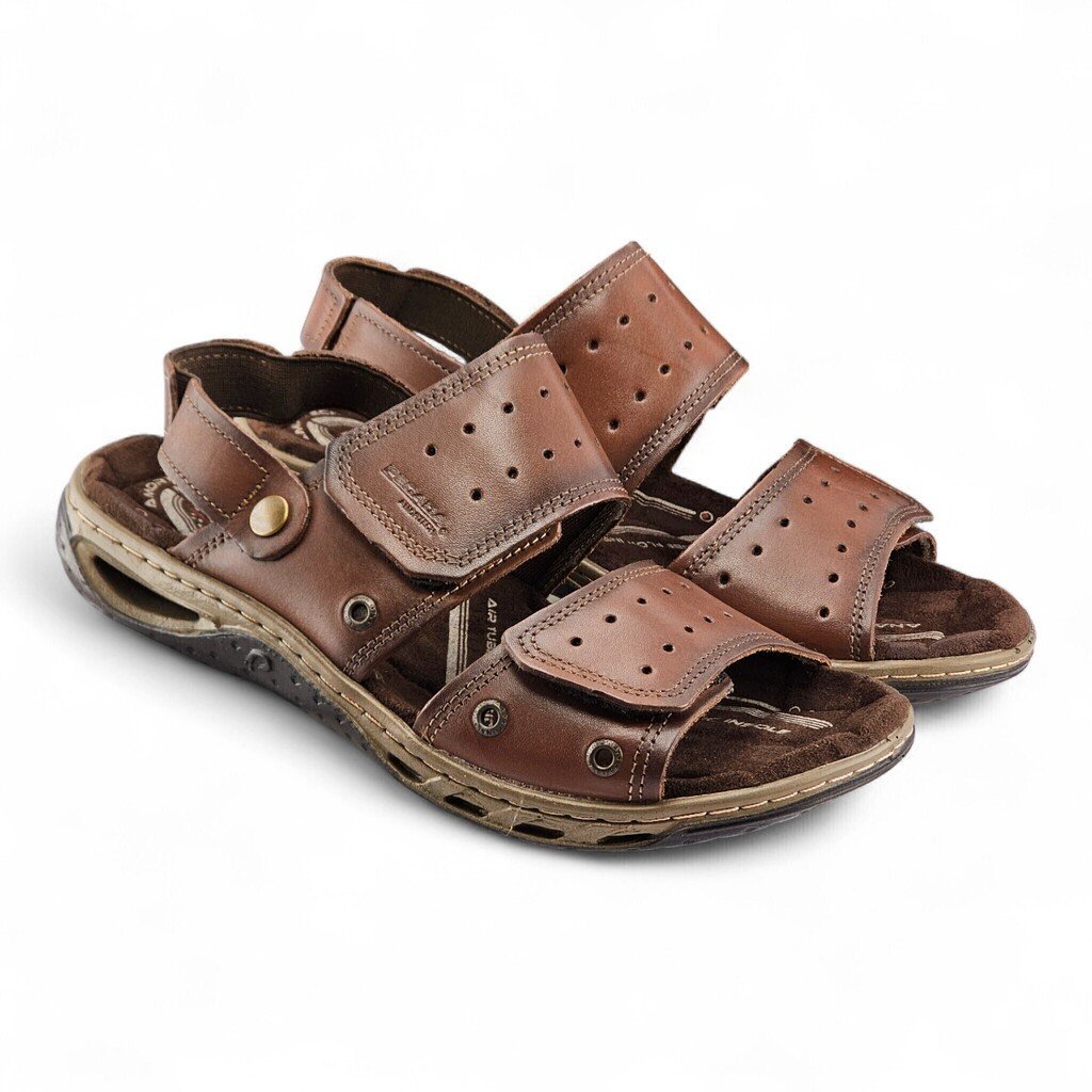 Sandália Masculina Pegada Velcro Elástico Atrás - 131668