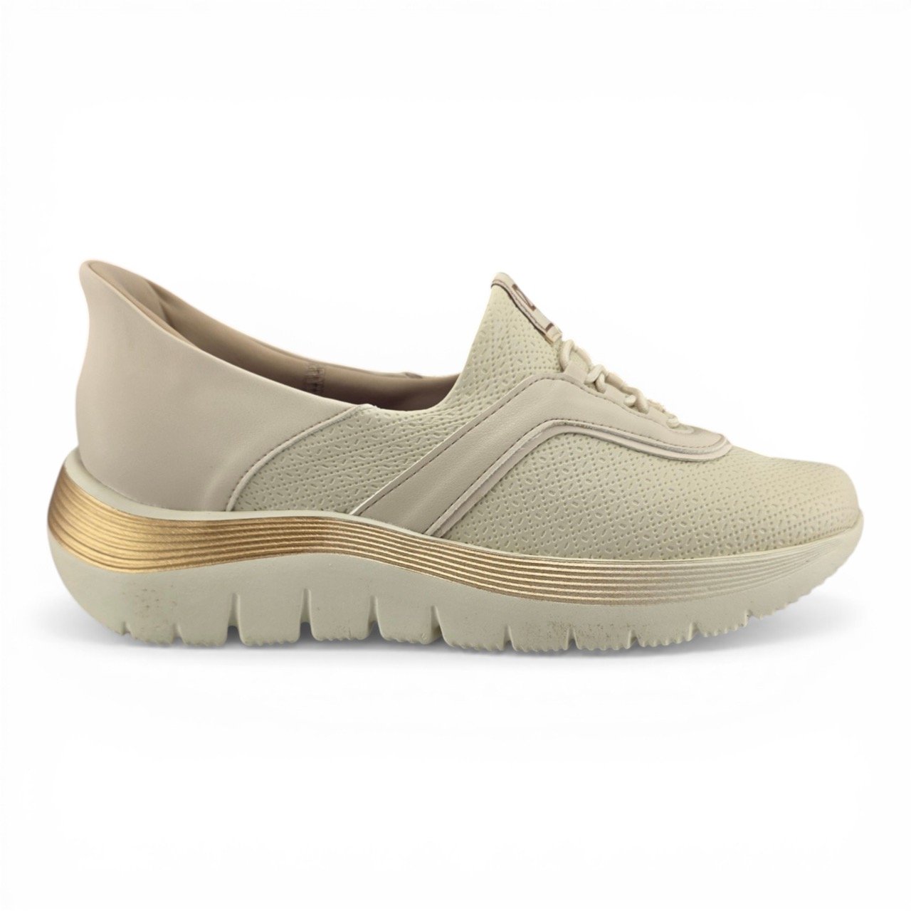 Tênis Feminino Piccadilly Napa Trabalhado com Cadarço e Sola Alta - 925004