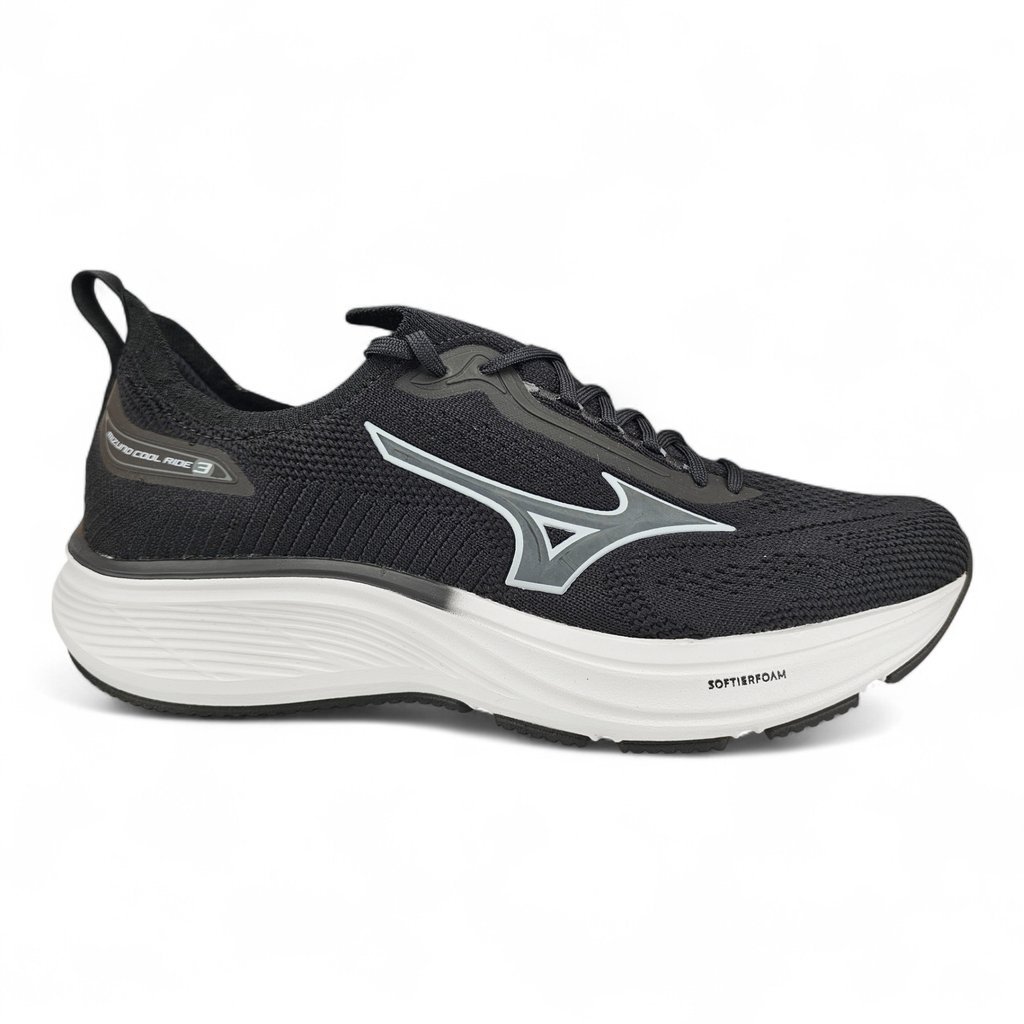 Tênis Masculino Mizuno Cool Ride 3 Cabedal em Knit Softierfoam - Cool Ride 3