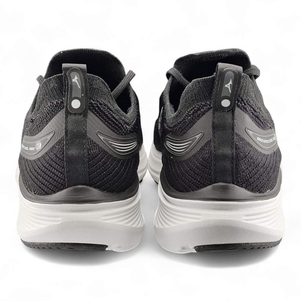 Tênis Masculino Mizuno Cool Ride 3 Cabedal em Knit Softierfoam - Cool Ride 3 Preto 4
