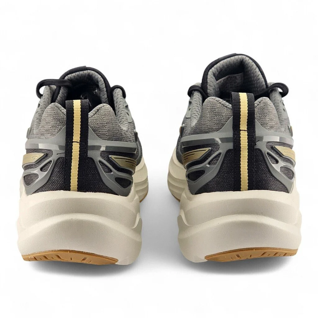 Tênis Masculino Mizuno Space 5 Detalhe Relevo Sola Alta Cnz/Dourado - Space 5 Cinza 4