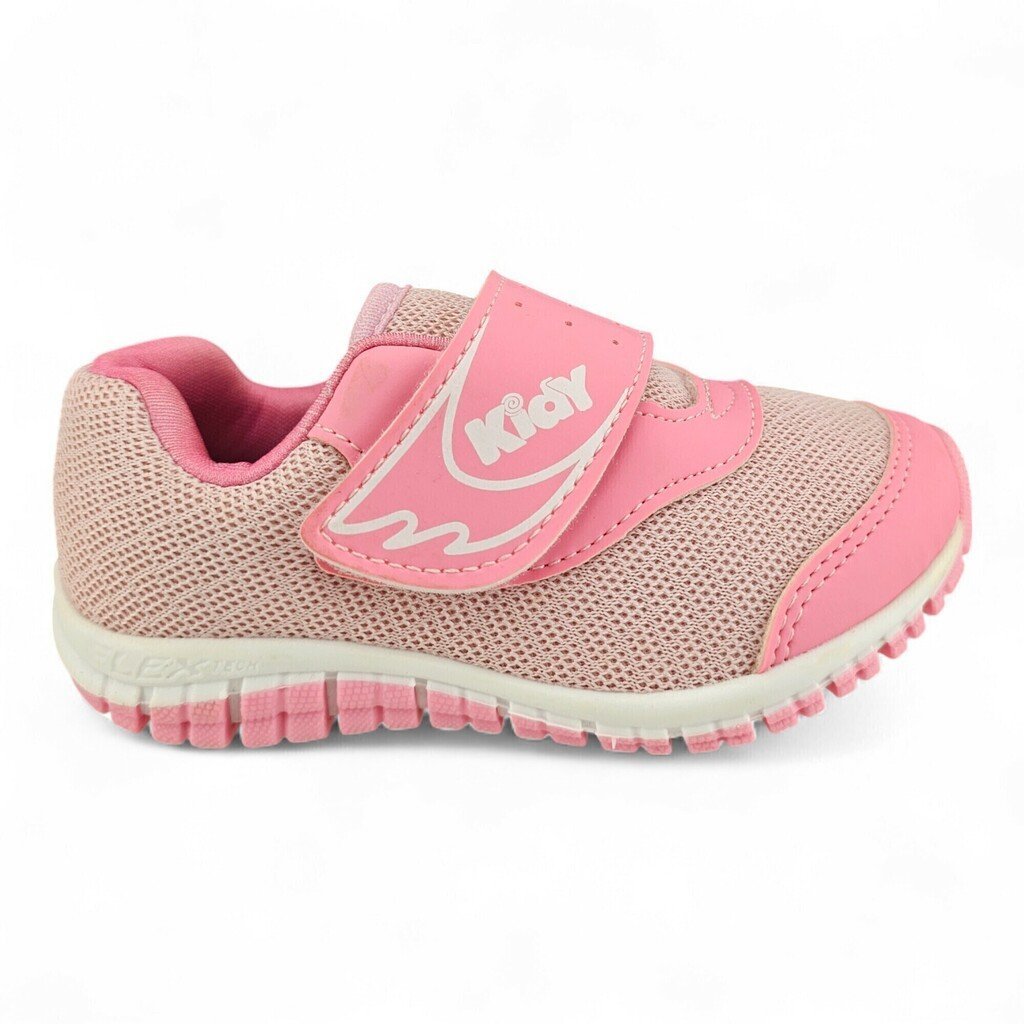 Tênis Infantil Menina Kidy Malha Velcro Mesh Confortável - 1641319