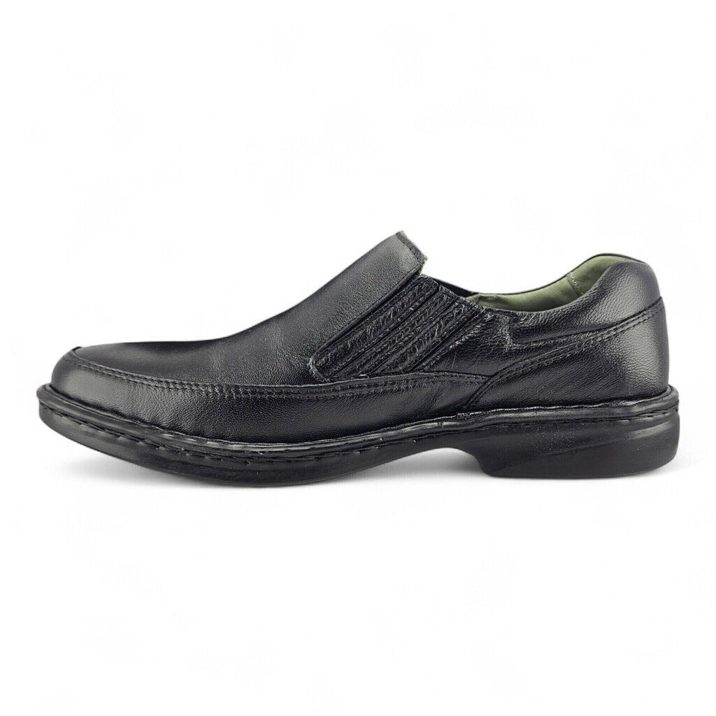 Sapato Masculino Levecomfort Bico Red com Elástico - L45206 Preto 5