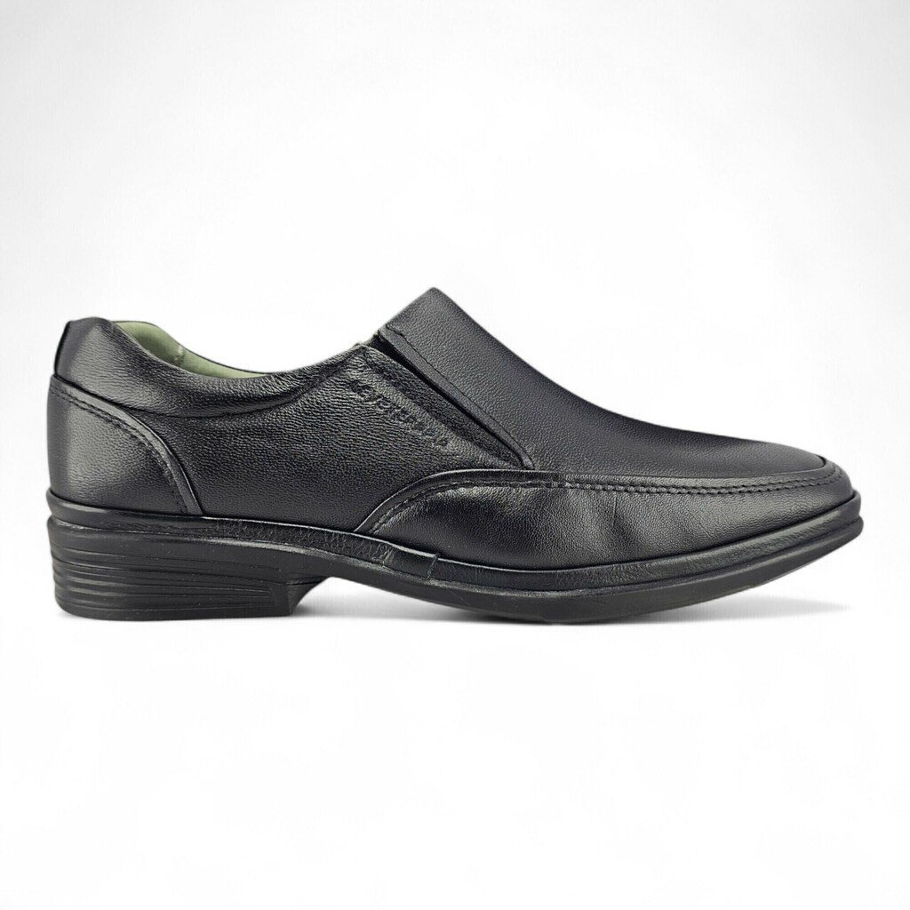 Sapato Masculino Levecomfort Bico Quadrad Recortes - L44414