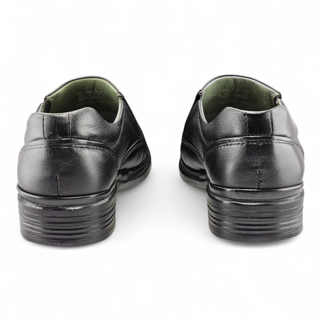 Sapato Masculino Levecomfort Bico Quadrad Recortes - L44414 Preto 4
