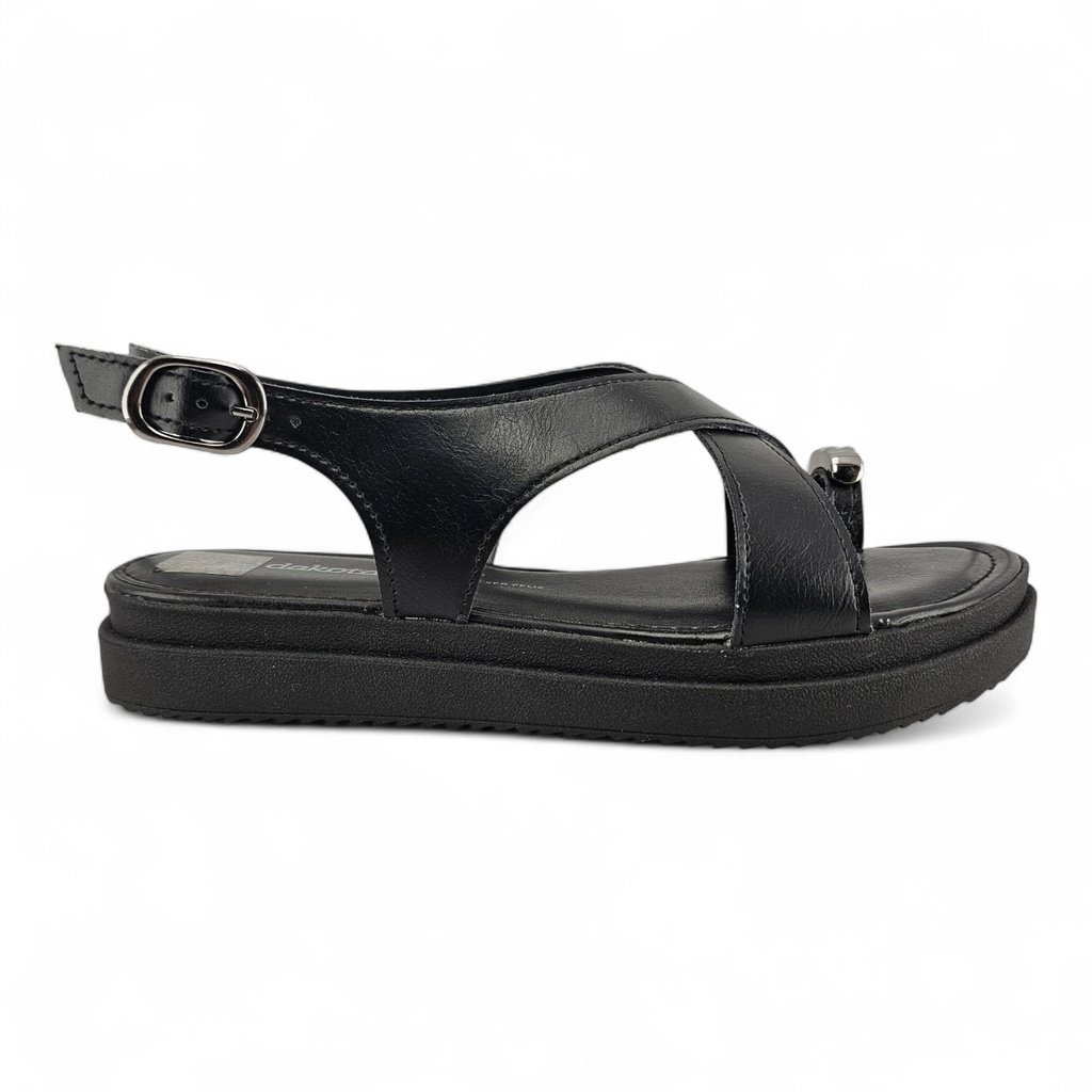 Sandália Feminina Dakota Tira Dedão Detalhe Metal - Y9283 Preto 4