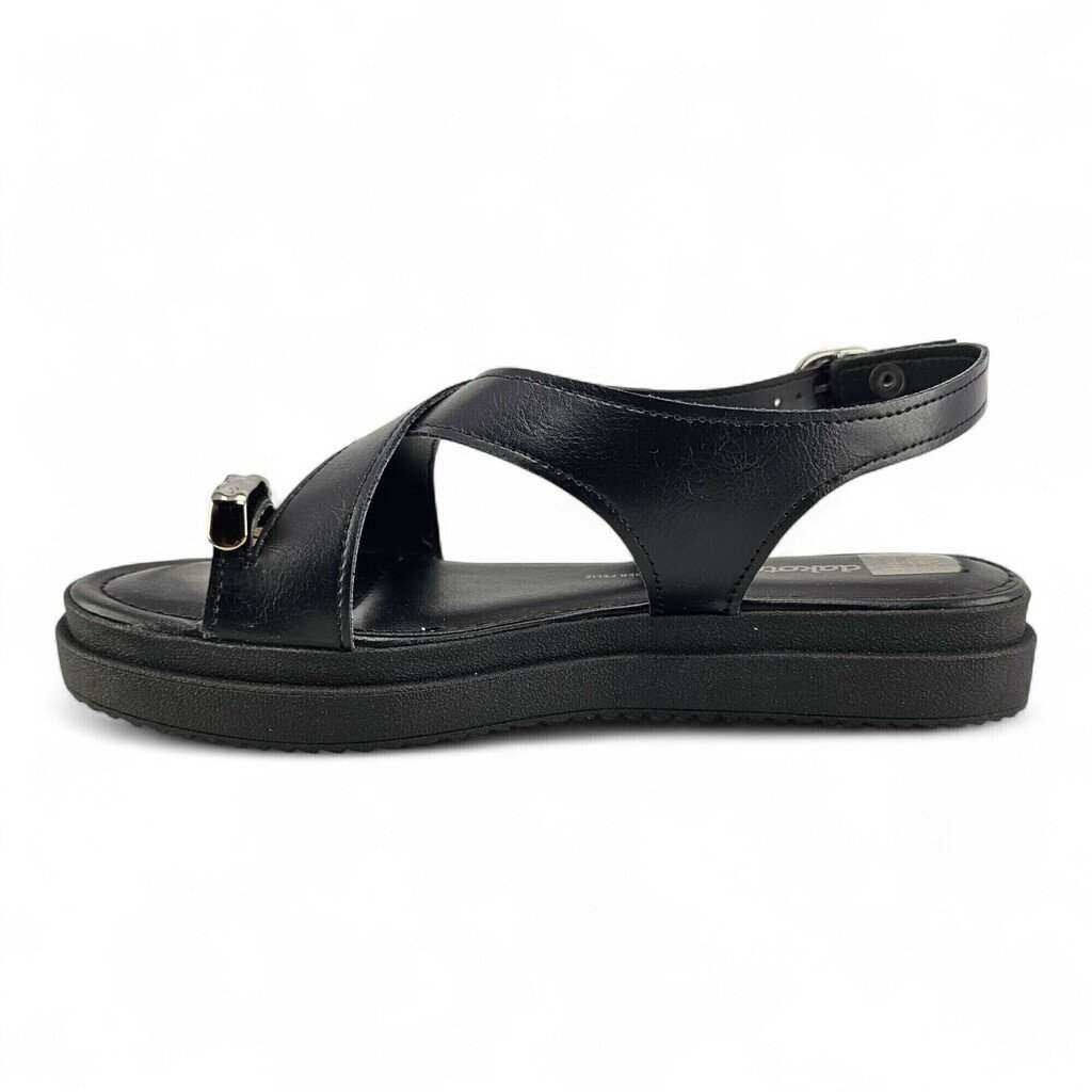 Sandália Feminina Dakota Tira Dedão Detalhe Metal - Y9283 Preto 5