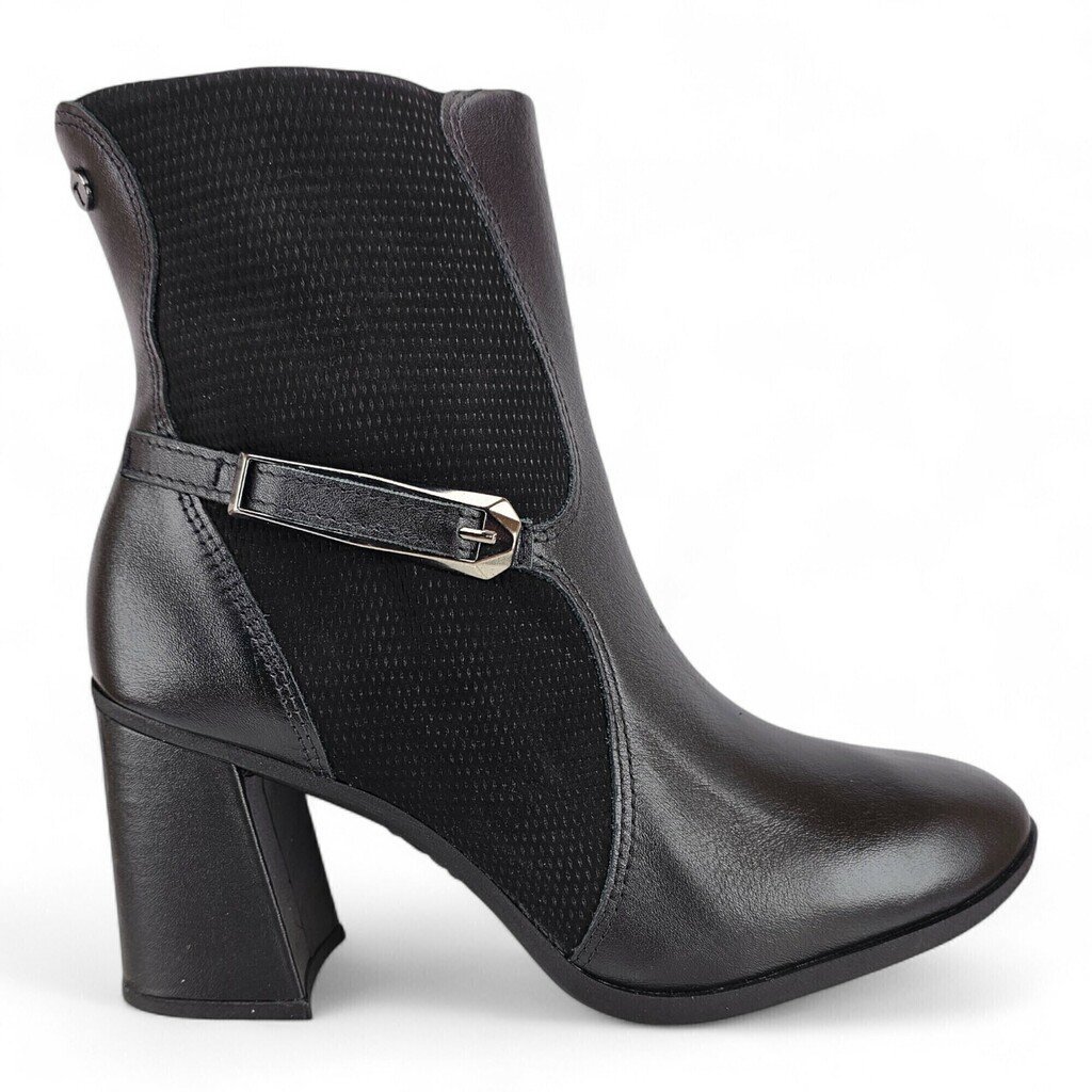 Bota Feminina Tanara Curta com Salto Médio - T8921 Preto 3