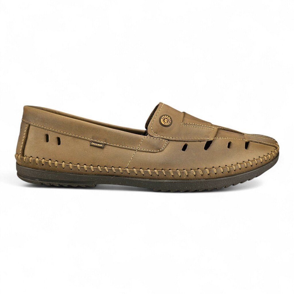 Sapato Masculino Freeway Free Way Logan-2/sun3 Mocassim Furos - LOGAN2/SUN3