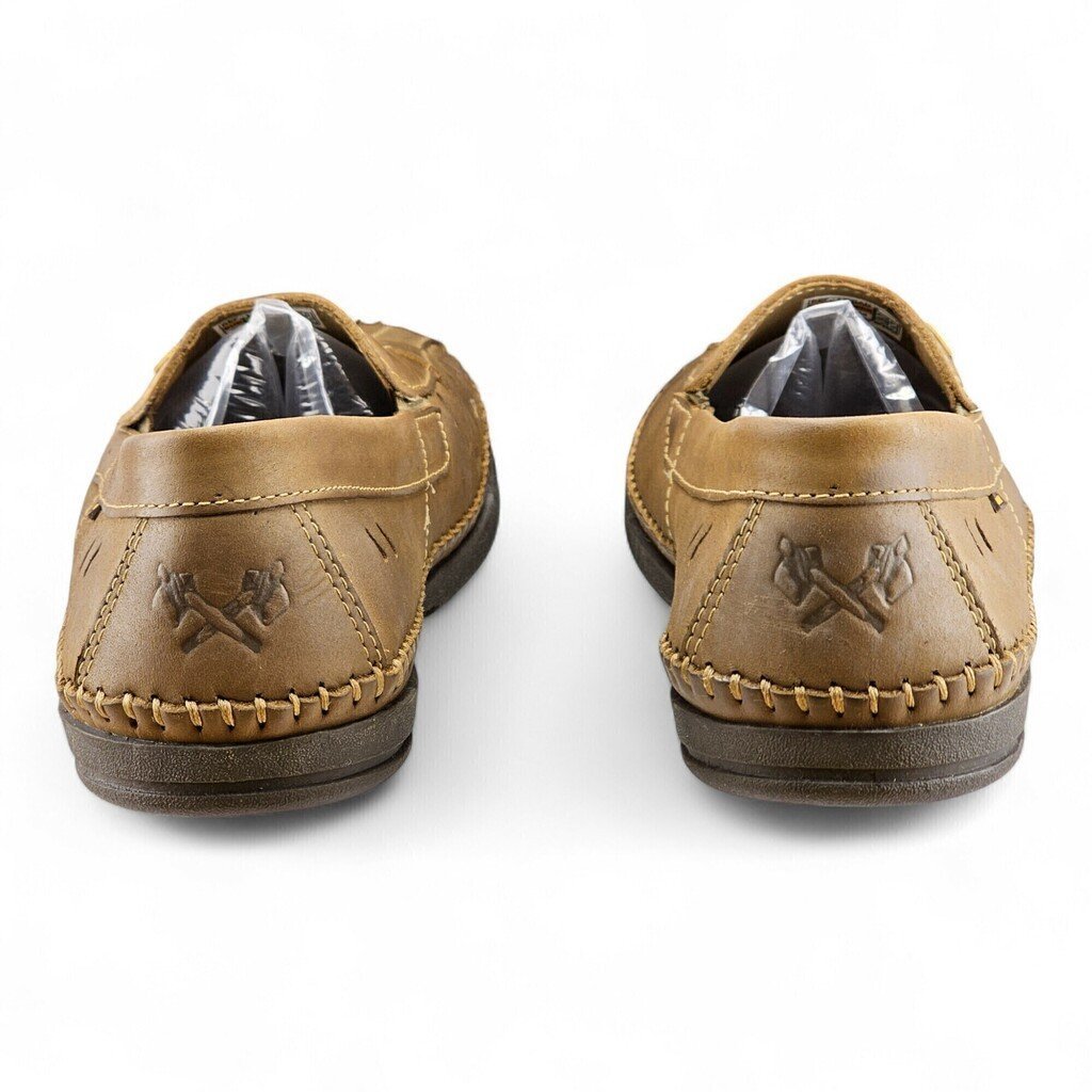 Sapato Masculino Freeway Free Way Logan-2/sun3 Mocassim Furos - LOGAN2/SUN3 Bege 3