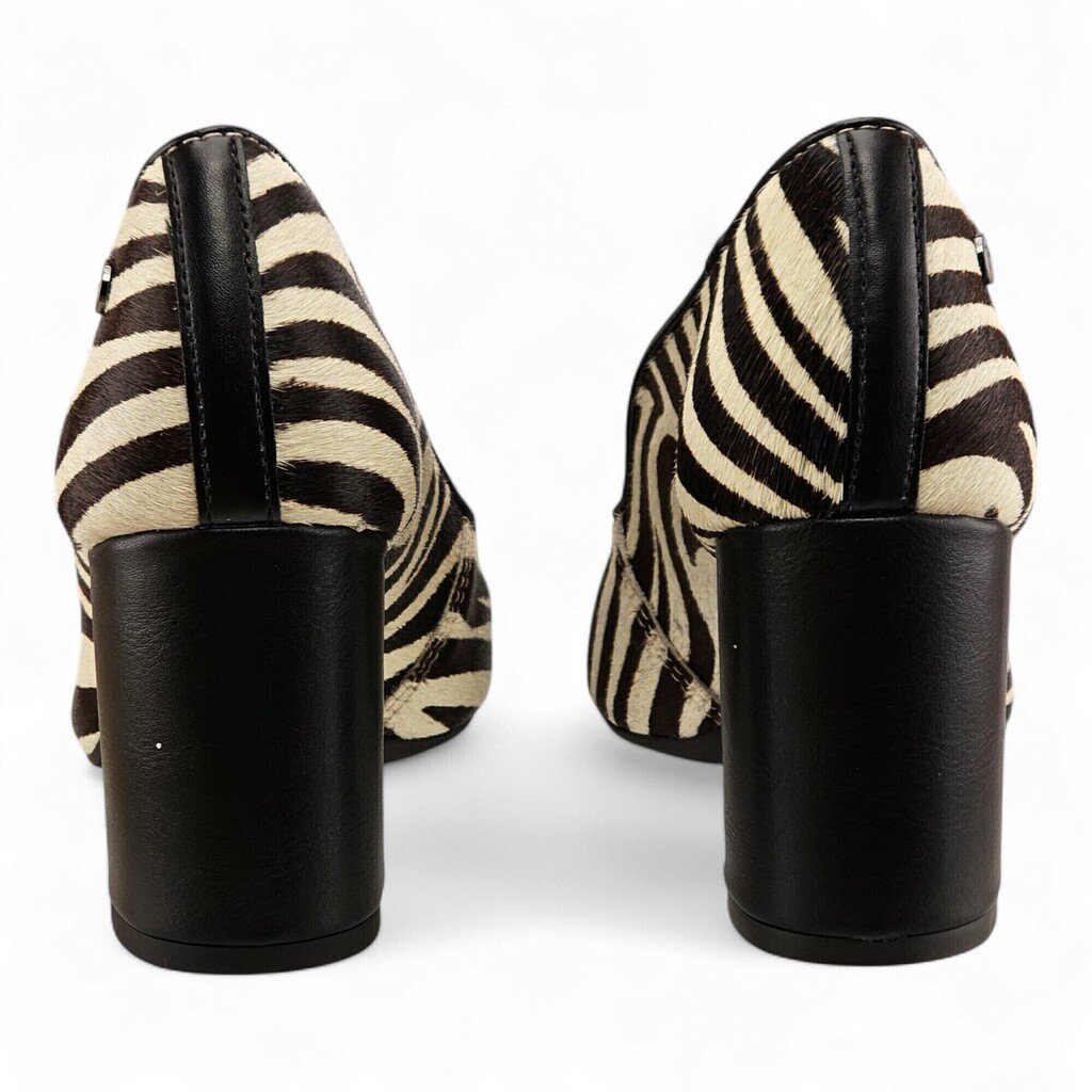 Sapato Feminino Tanara Scarpin Couro Legítimo Zebra Animal Print - T9064 Zebra 5