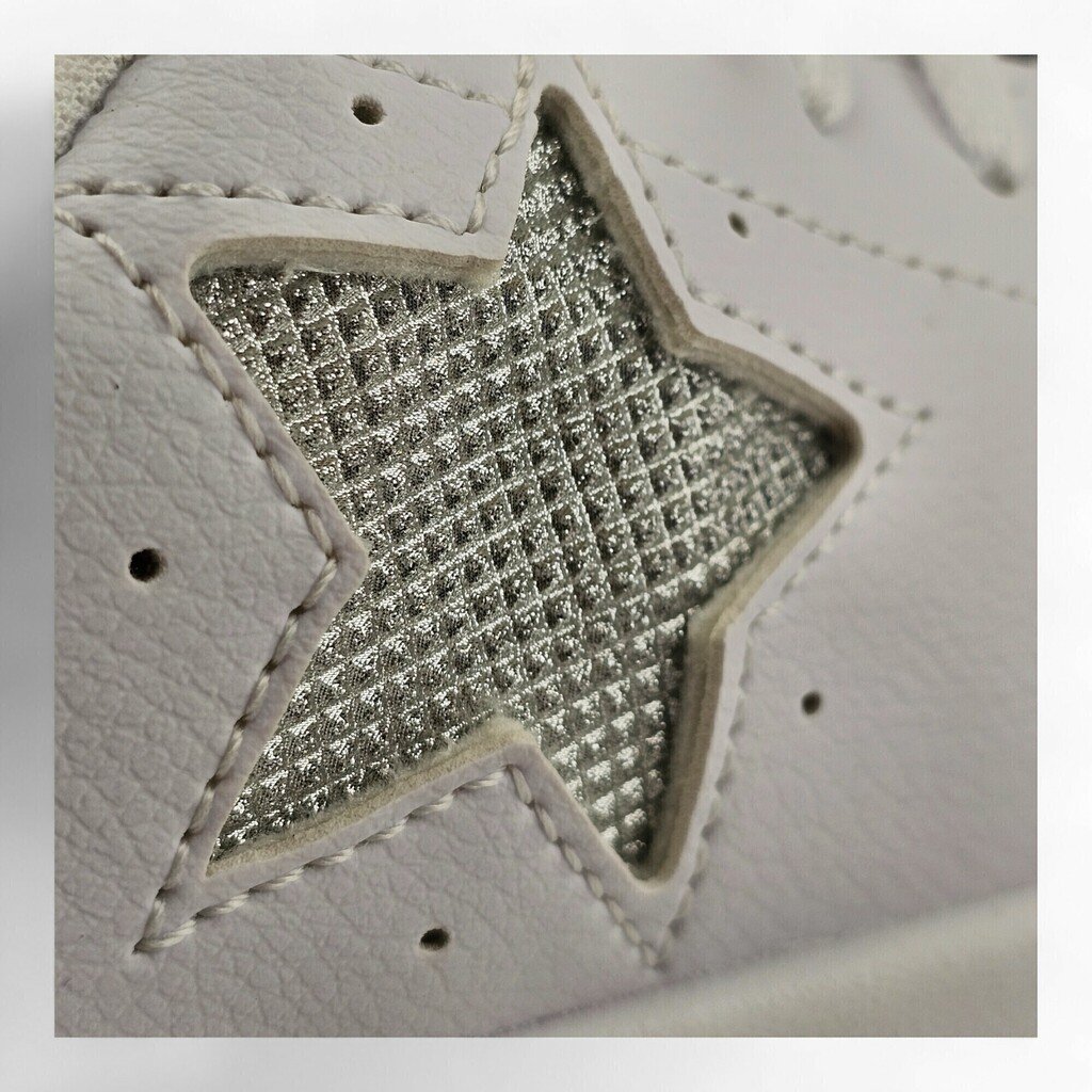 Tênis Infantil Menina Kidy Cadarço Estrela Strass Lat - 1840097 Branco 5