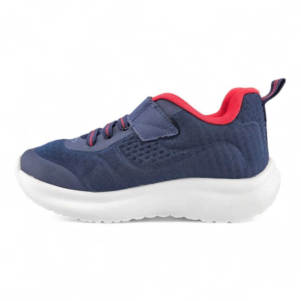 Tênis Infantil Menino Kidy Nuvem Velcro e Cadarço Elástico Sola Alta - 4580003 Azul Marinho 2