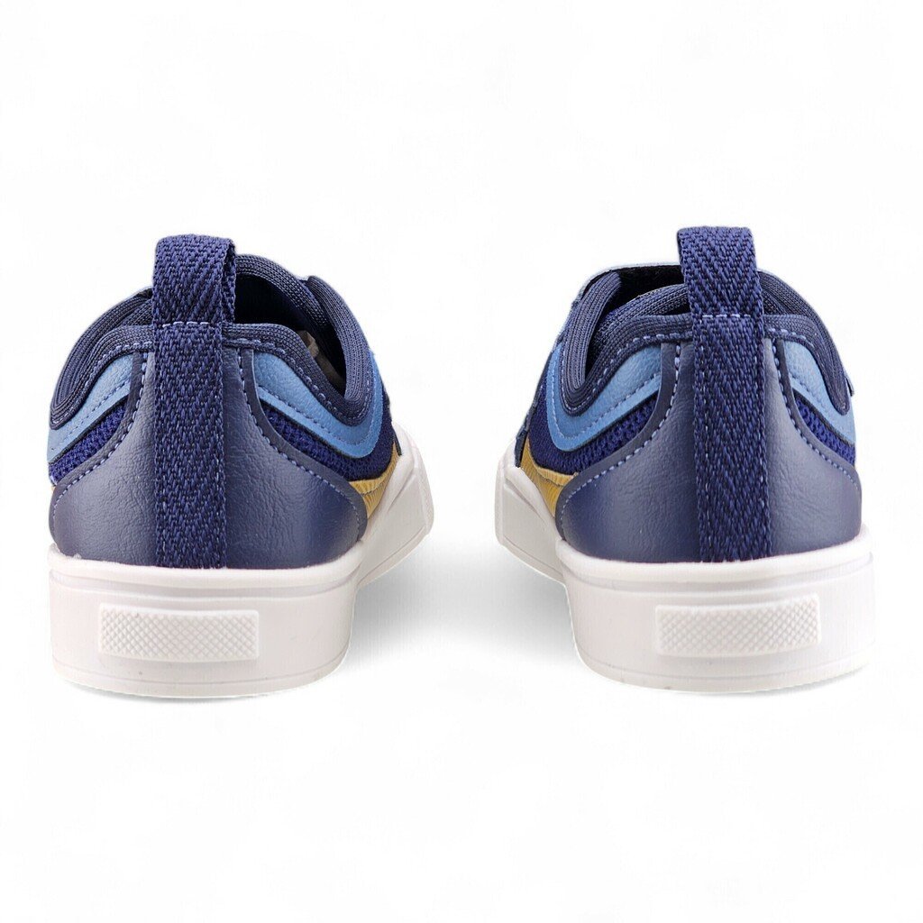 Tênis Masculino Pé com Pé Detalhe Espumas com Velcro - 28213 Azul 3
