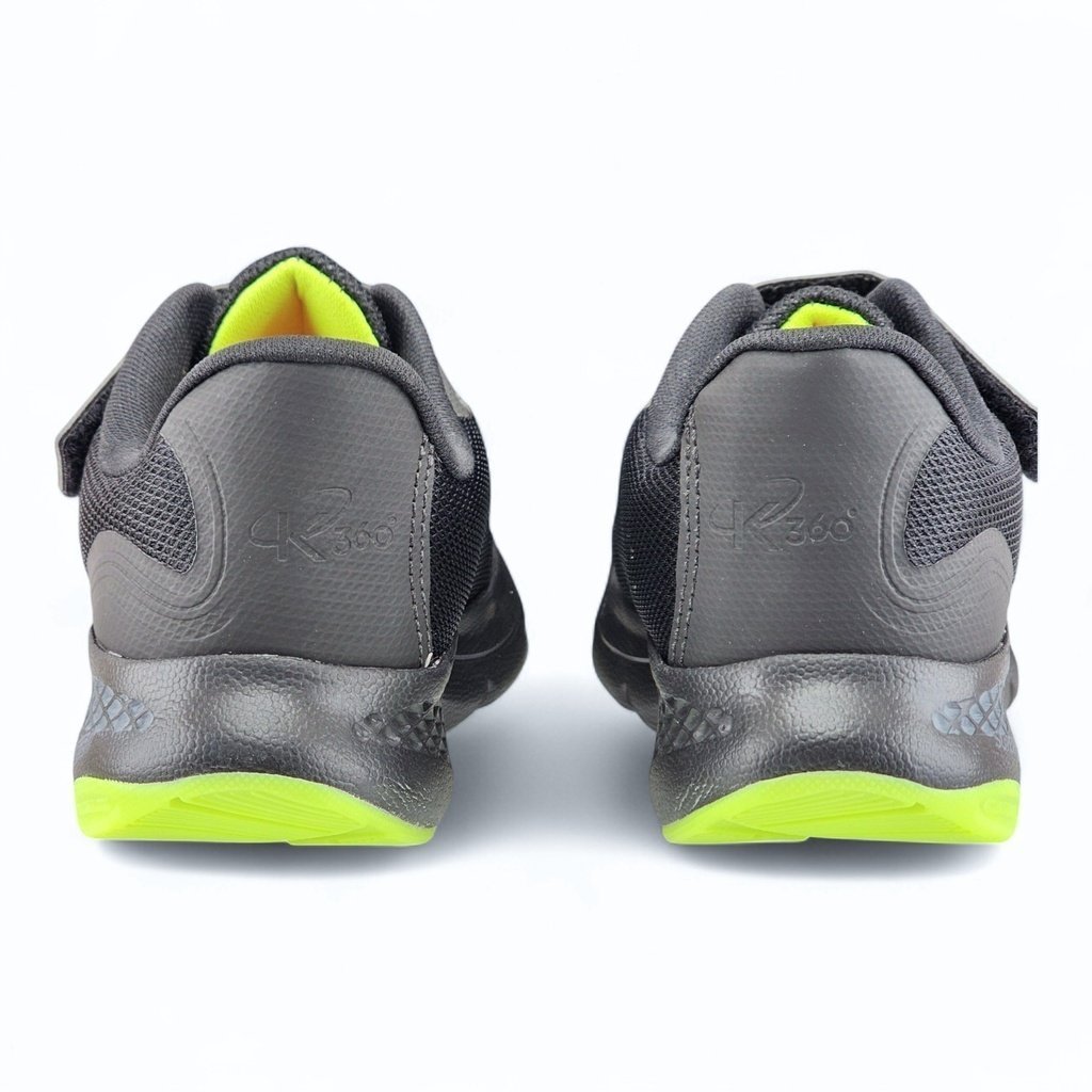 Tênis Infantil Menino Kidy K360 Super Leve Elástico Velcro - 3270008 Preto 3