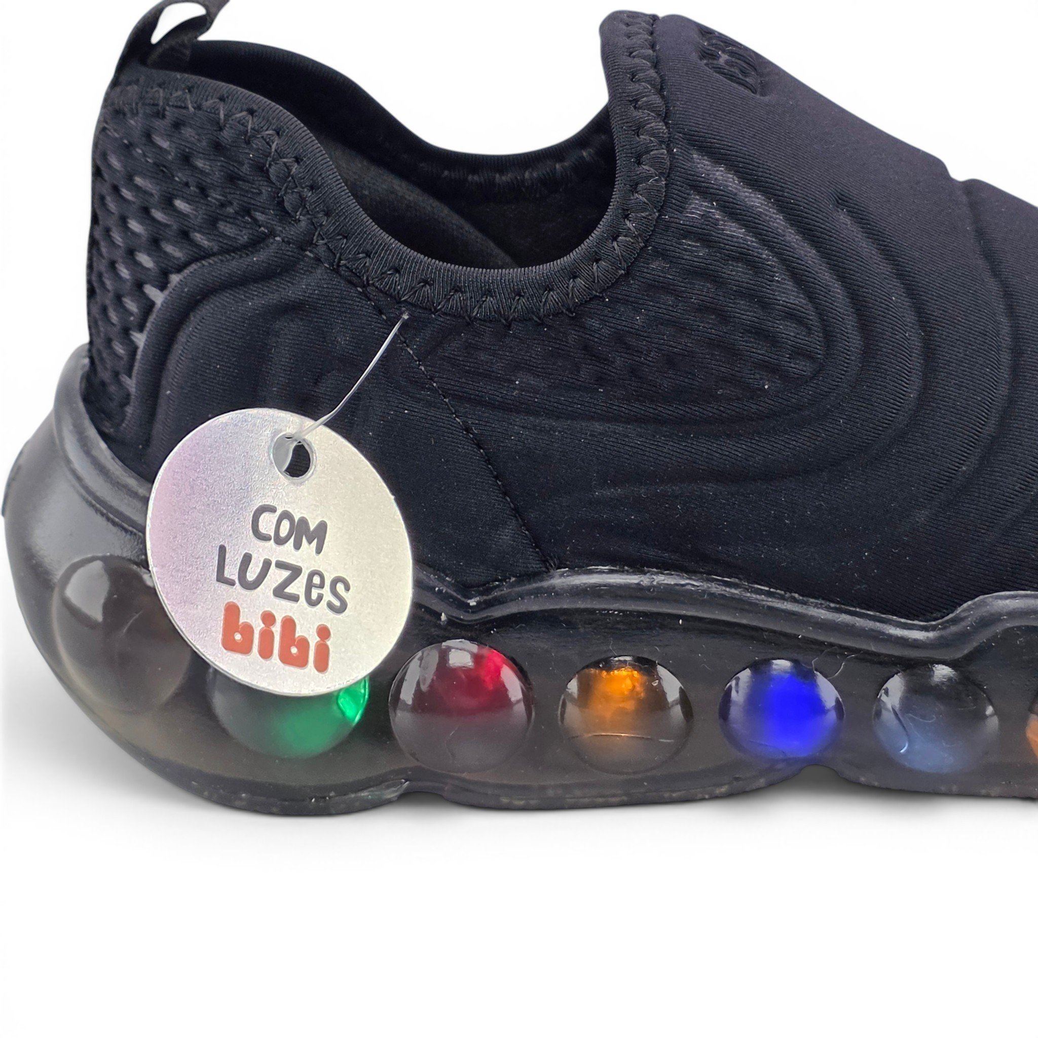Tênis Infantil Menino Bibi Slip On Roller Celebration com Luzes - 1252100 Preto 2