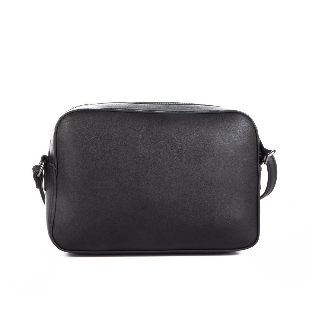 Bolsa Feminina Dakota Almeria Transversal Matelassê Detalhe Corrente Frente Fecho Zíper - DK168 Preto 6
