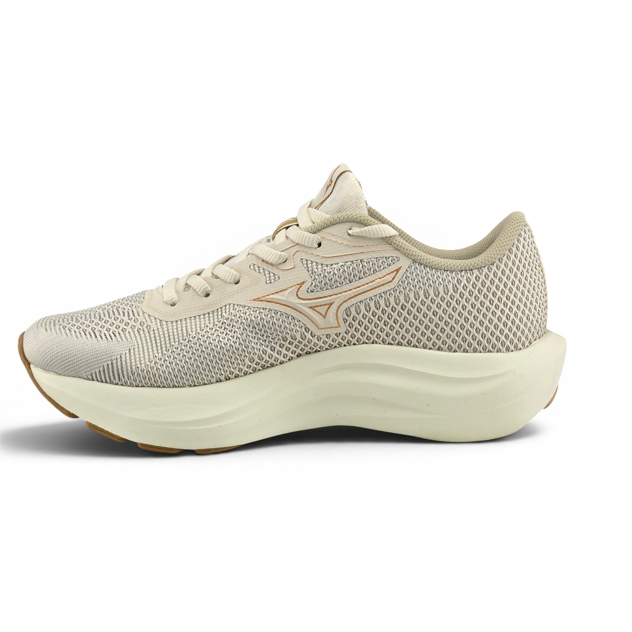 Tênis Feminino Mizuno Virtue 2 Knit Sola Alta Areia - Virtue 2 Bege 2