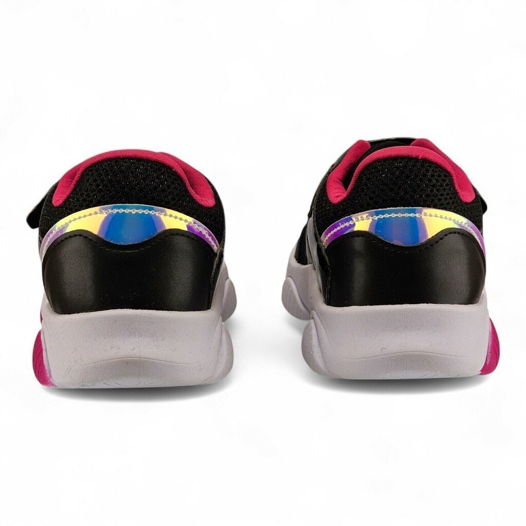 Tênis Feminino Pé com Pé Velcro com Pedrinhas Detalhe Verniz - 15184 Preto 4