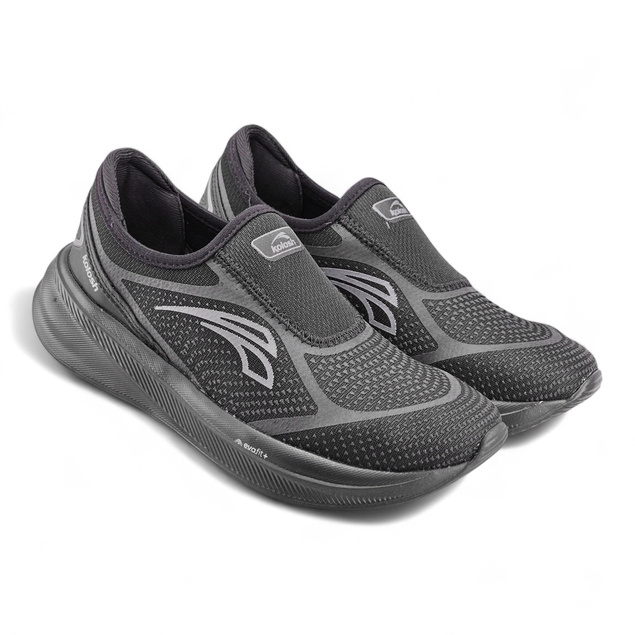 Tênis Feminino Kolosh Slip Byte 3d Print Costura - E0449 Preto 2