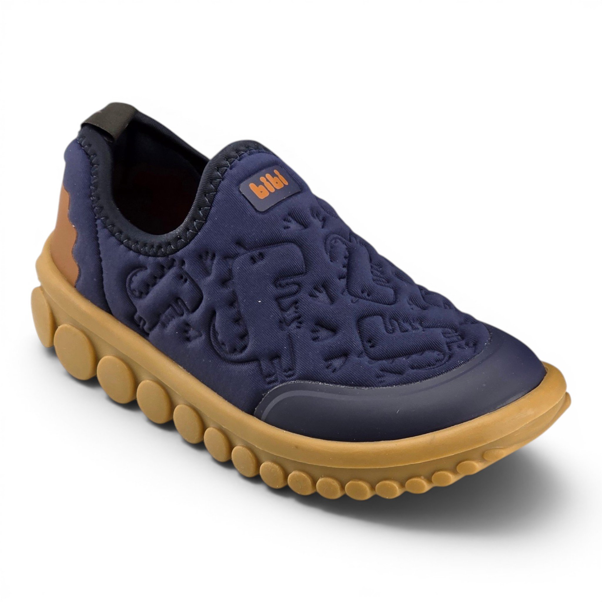 Tênis Infantil Menino Bibi Slip On Dinossauro Roller 2.0 - 1155332/1155408 Azul Marinho 2
