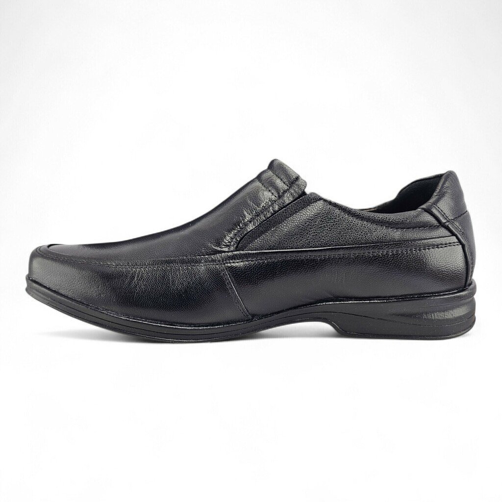 Sapato Masculino Sândalo Confort Day Elástico SL Impacto System - 61008 Conf Day Preto 2