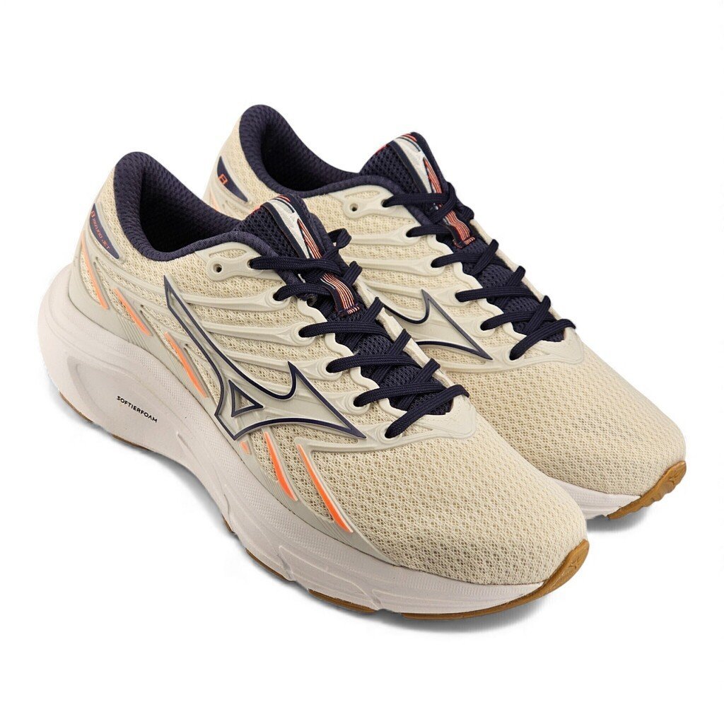 Tênis Unissex Mizuno Jet 8 Mesh Softierfoam Arenito - 101043043 Bege 2