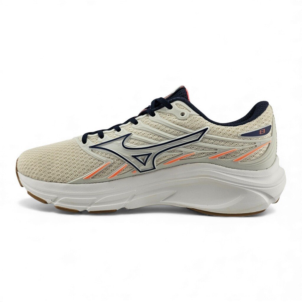 Tênis Unissex Mizuno Jet 8 Mesh Softierfoam Arenito - 101043043 Bege 3