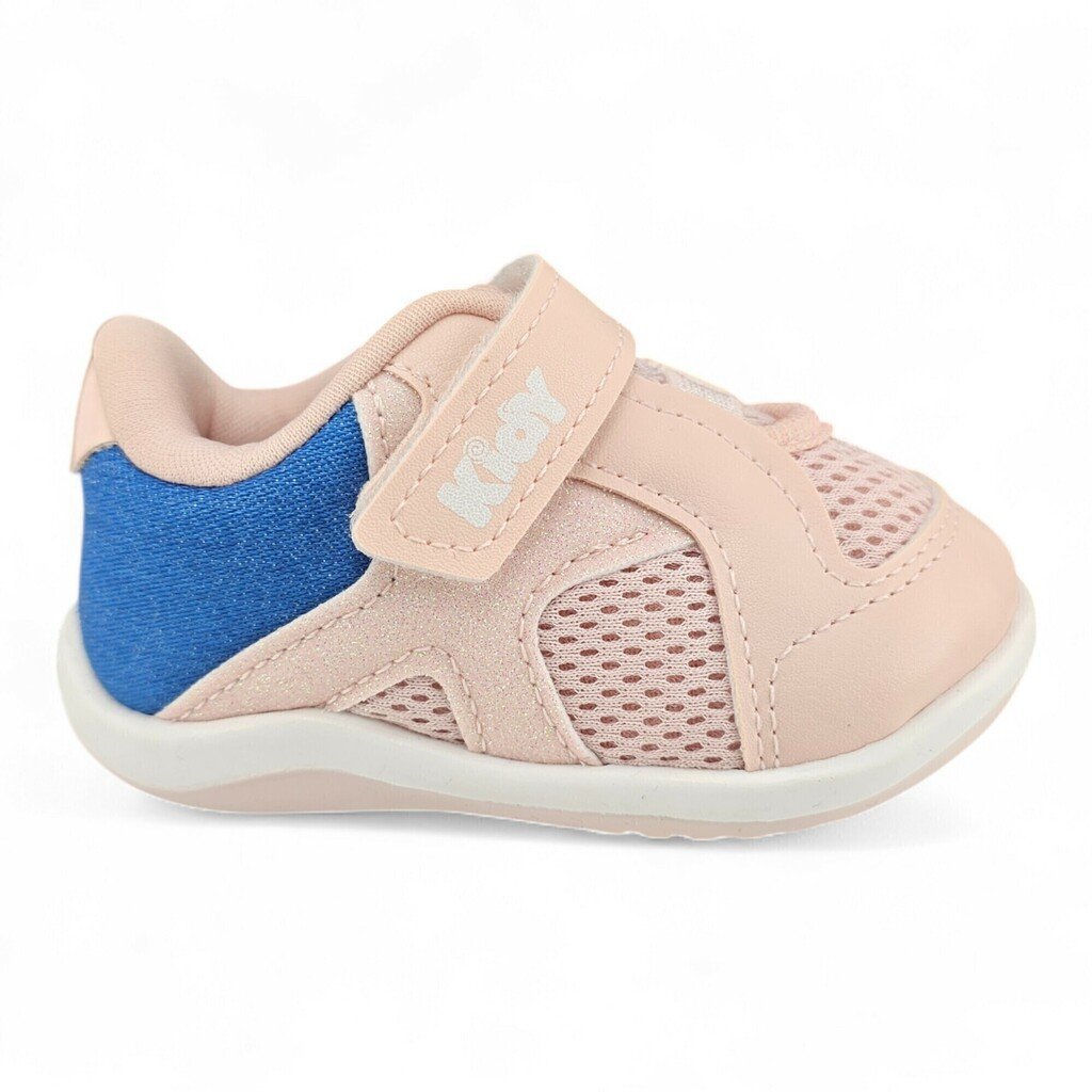 Tênis Infantil Menina Kidy Detalhe Jeans Confortável Velcro - 816074005