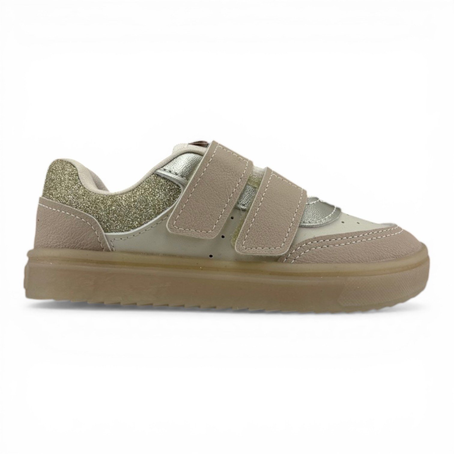 Tênis Infantil Menina Kidy 2 Velcros Detalhe Glitter - 3130034