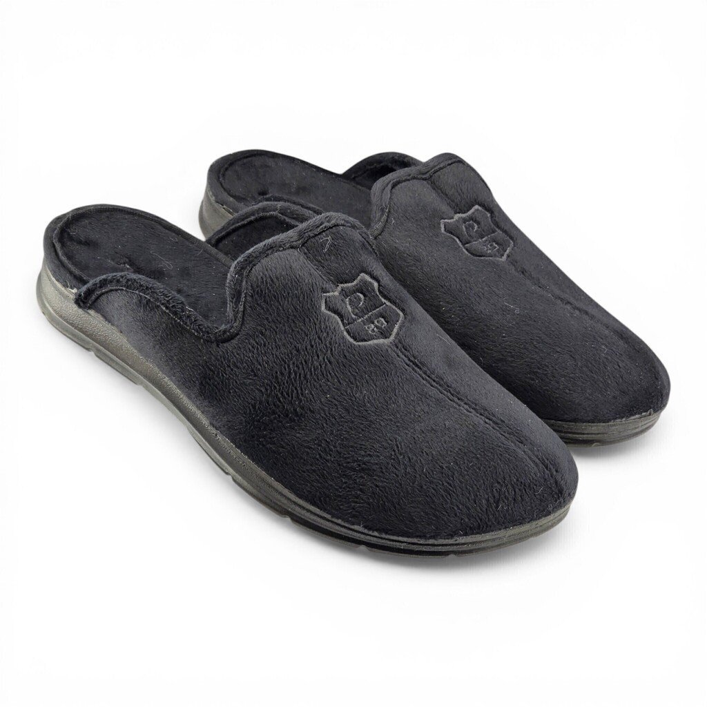 Pantufa Masculina Pegada Atoalhado Chinelo Quente - 166001 Preto 4