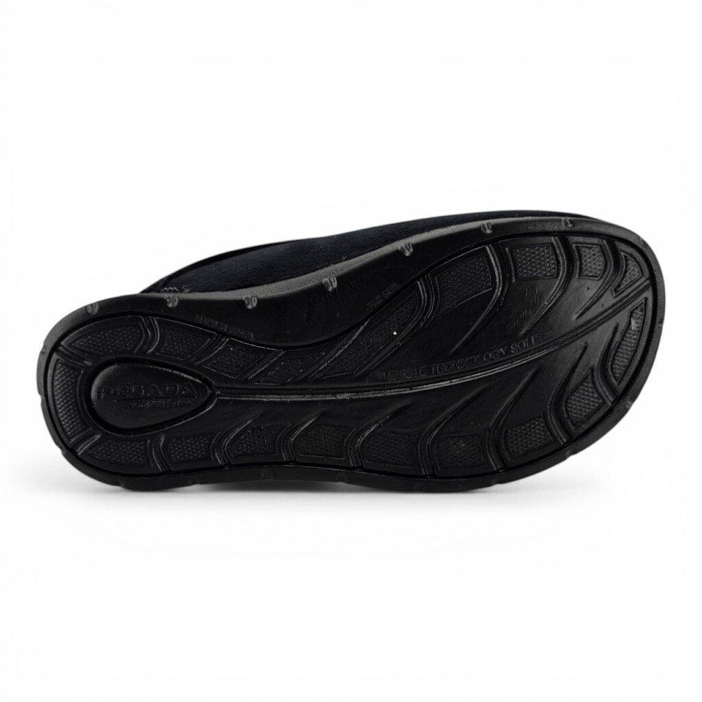 Pantufa Masculina Pegada Atoalhado Chinelo Quente - 166001 Preto 6