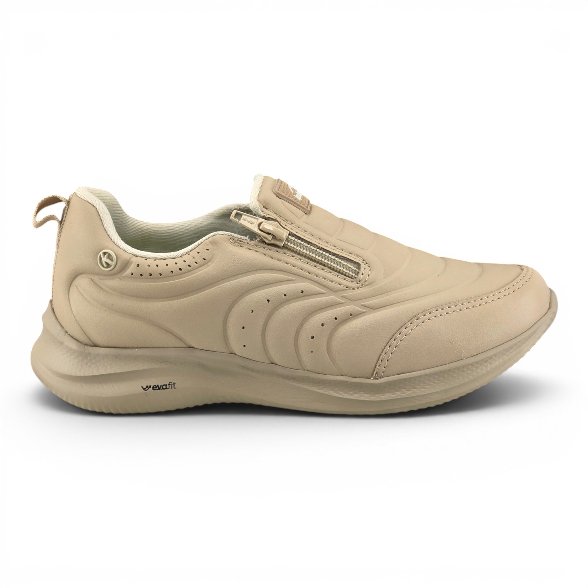 Tênis Feminino Kolosh Soft Slip On Zíper Lateral - K7032A
