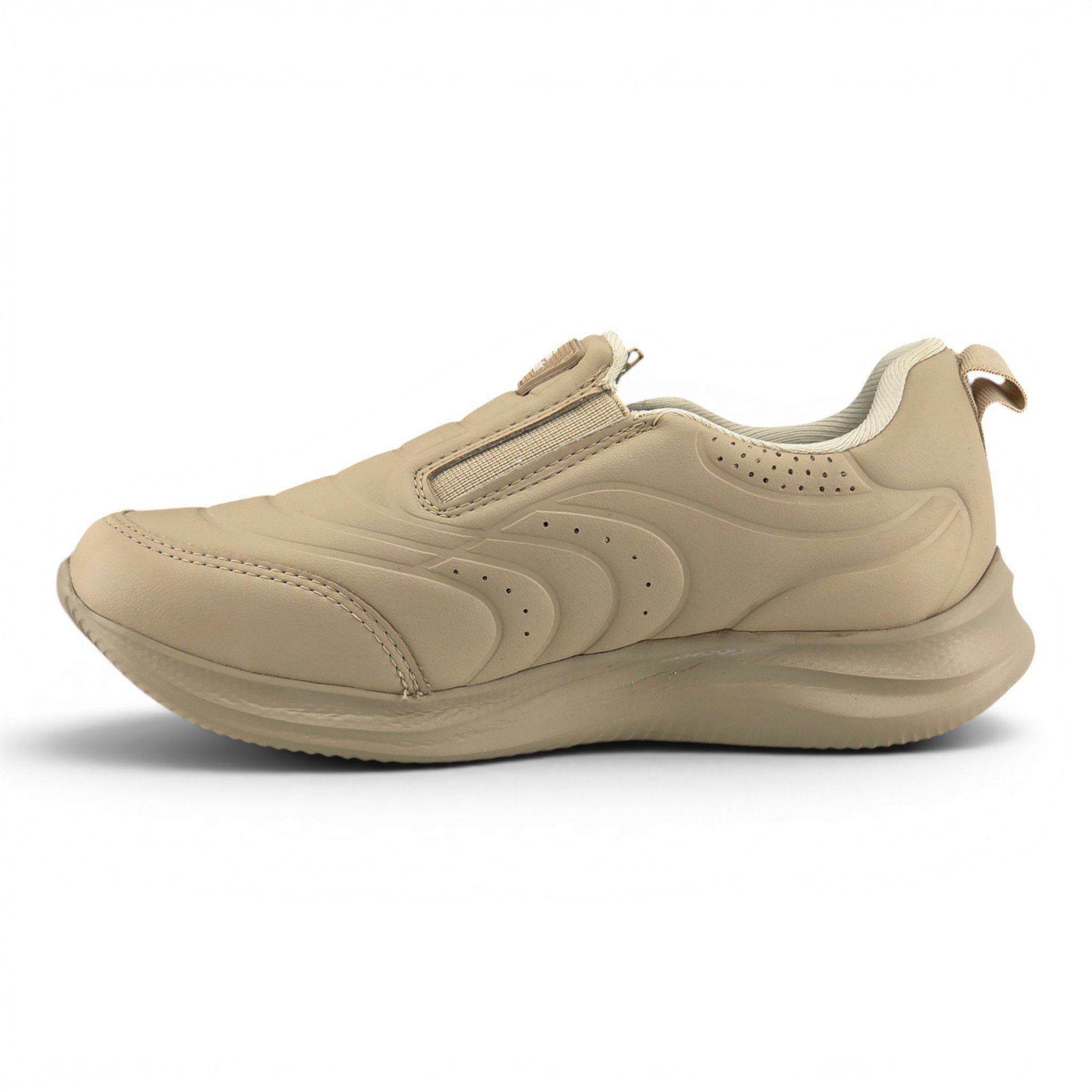 Tênis Feminino Kolosh Soft Slip On Zíper Lateral - K7032A Bege 2